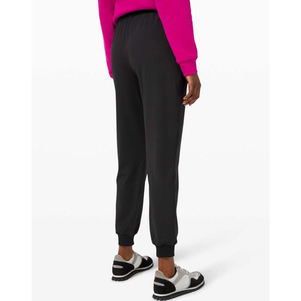 Lululemon Keep Moving Ankle Jogger Pant size 4 Black High Rise Drawstring - Picture 2 of 10